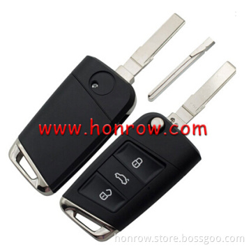 High Quality V 3 button remote key Blank